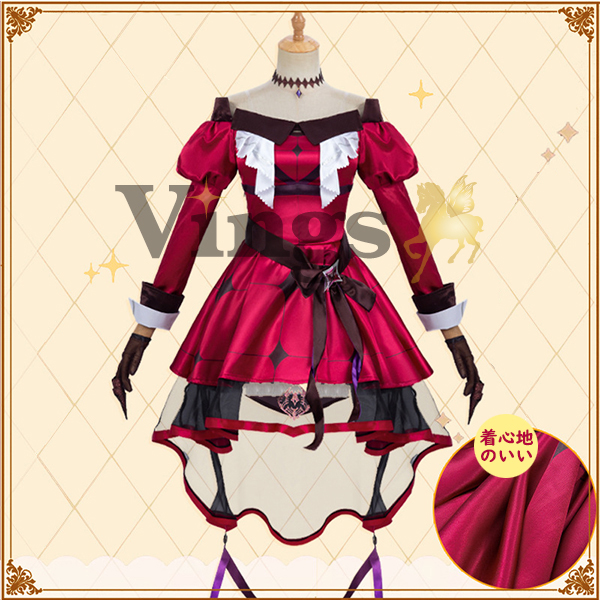 【にじさんじ 衣装】VTuber 壱百満天原サロメ(ひゃくまんてんばら) 風 コスプレ衣装 ウィッグ 靴 選択可能 COSPLAY