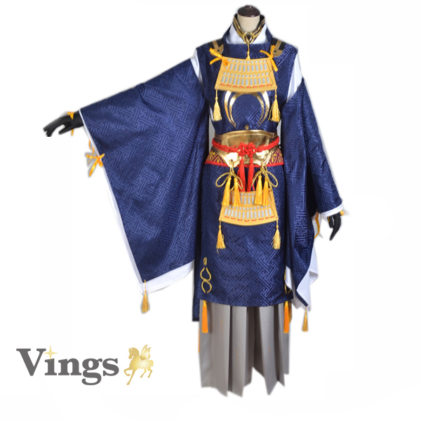 三日月宗近 みかづきむねちか コスプレ衣装 刀剣乱舞ONLINE風 コスプレウィッグ かつら コスプレ刀 学園祭 イベント ウィッグ 靴 武器 選択可能