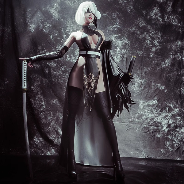 NieR:Automata ニーア オートマタ 2B ヨルハ二号B型 コスプレ衣装 コスプレ 学園祭 イベント