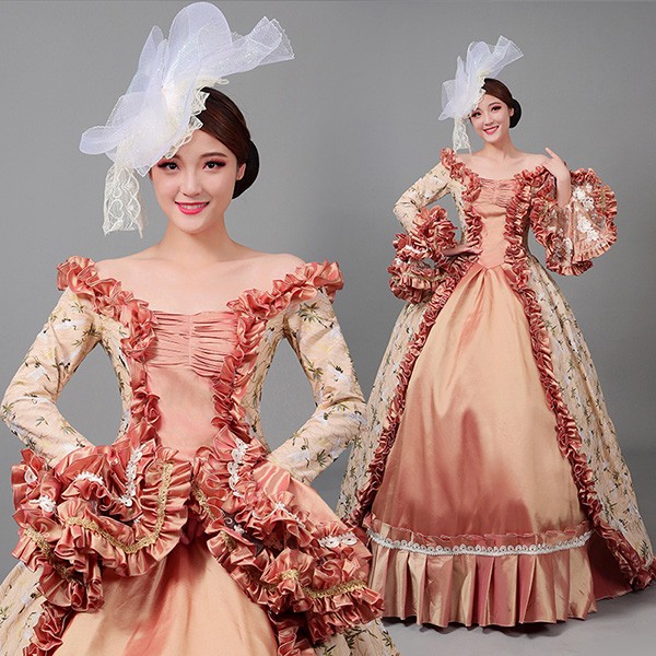 中世 貴婦人ドレス ステージ 衣装 中世ドレス ヨーロッパ 貴族 王族服 ジュリエット カラードレス 演出 現代劇演出 ヨーロッパ風 演出