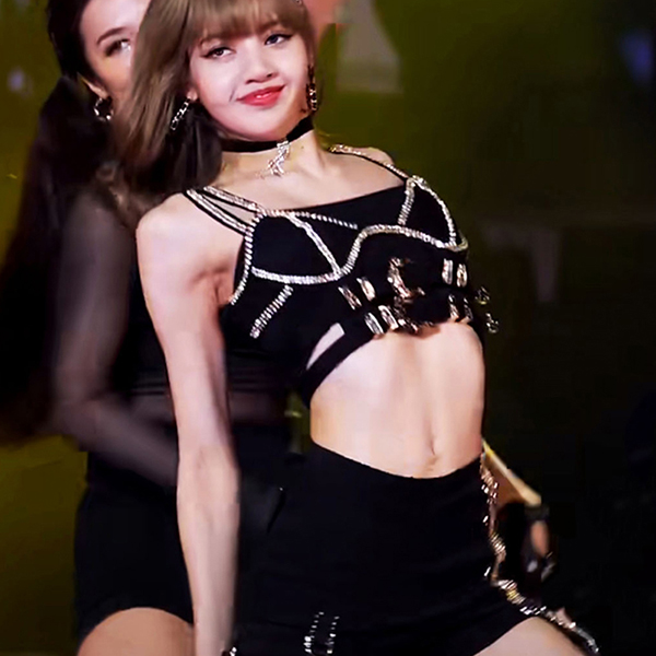 韓流 BLACKPINK LISA リサ K-POP衣装 トップス パンツ ライブ コンサート 服装 練習 衣装