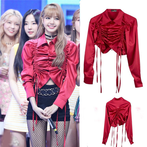 blackpink lisa ddu-du forever young 長袖シャツ