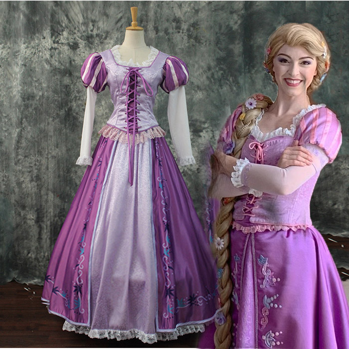 ディズニー ラプンツェル  コスプレ衣装 ドレス ワンピース Disney仮装 グリム童話