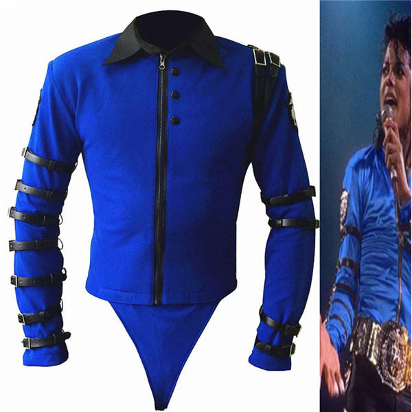 マイケルジャクソン Michael Jackson 横浜 演奏会  ブルー ジャケット