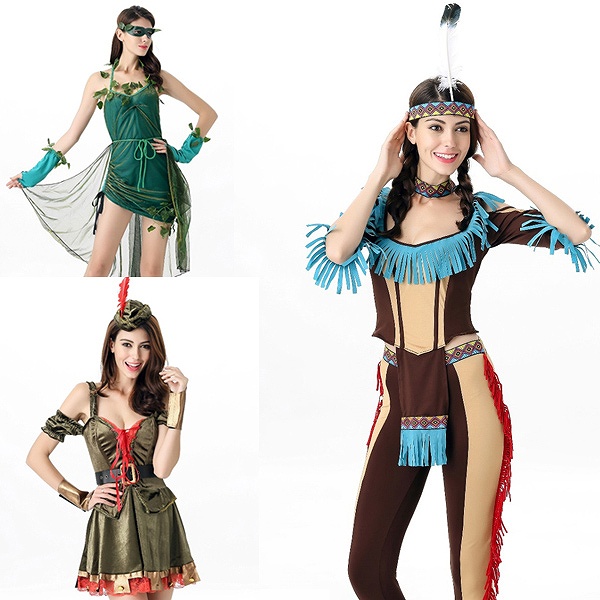 インディアン 衣装 ハロウィン コスプレ ハロウィーン　魔女 ハロウィン 仮装 パーティー 仮装 ハロウィン 仮装 コスチューム レディース 仮装 大人用