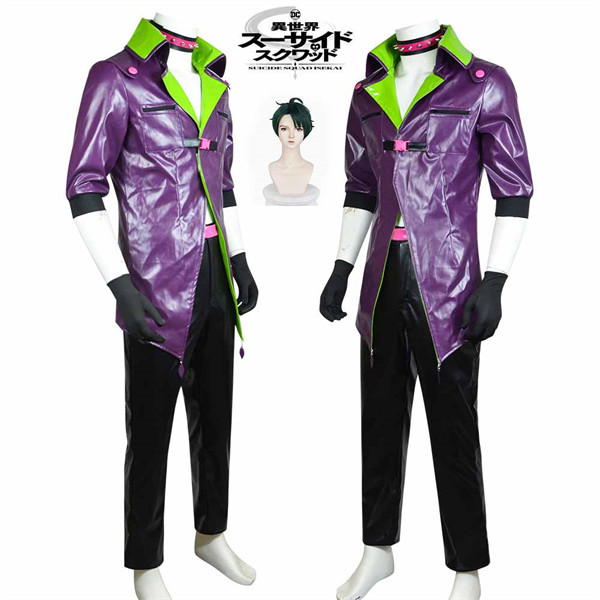 異世界スーサイド・スクワッド Joker 道化師 ハロウィン ハロウィン衣装 コスプレ衣装 ウィッグ 追加可