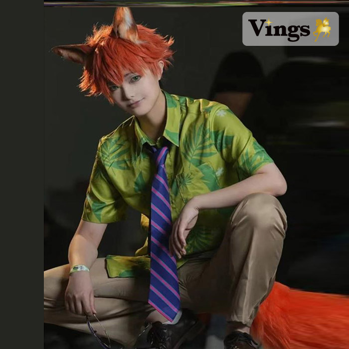 ディズニー ズートピア Zootopia 二ック・ワイルド  Zootopia Nick Wilde コスプレ衣装 コスチューム