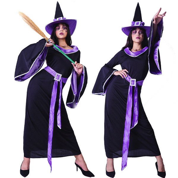 ハロウィン衣装 仮装 魔女 帽子 ワンピース ヴァンパイア Halloween コスプレ レディース 2点セット コスチューム 大人 仮装 ハロウィーン 学園祭 文化祭 衣装仮装