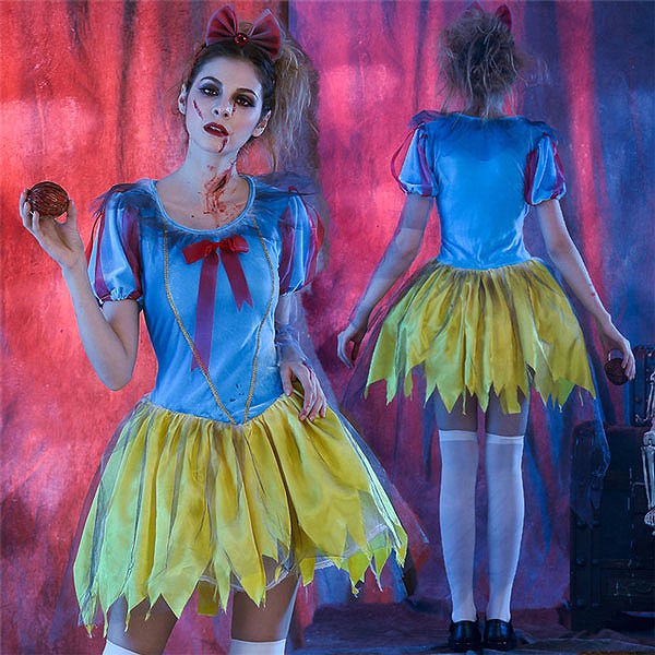 白雪姫 ショートワンピース ハロウィン 仮装 ディズニー パーティー 仮装 バンパイア 仮装 魔女 仮装 ゾンビ 仮装 デビル 仮装 パーティー 仮装 ハロウィン 仮装 コスチューム レディース 仮装 大人用eb778f0f0x0