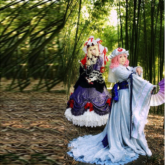 豪華版  東方Project 八雲 紫 コスプレ衣装