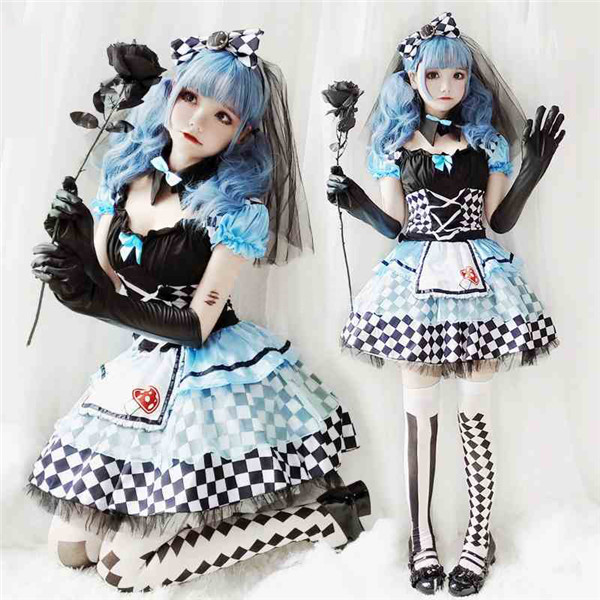 ハロウィン衣装 ワンピース 魔女 女性用 アリス メイド お嫁さん デビル ゾンビ  ハロウィン