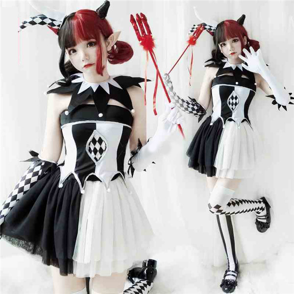 ハロウィン 衣装 仮装 女性用 ジョーカー ピエロ レディース用
