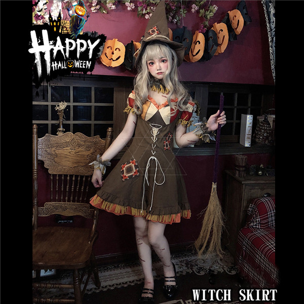 ハロウィン 魔女 レディース ワンピース