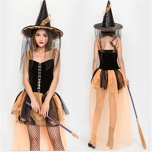 ハロウィン Halloween ハロウィン 衣装 魔女 巫女 ヴァンパイアドレス ハロウィン仮装 ワンピース コスプレ衣装 パーティーグッズ イベント 女性用 コスチューム eb832c0c0x0