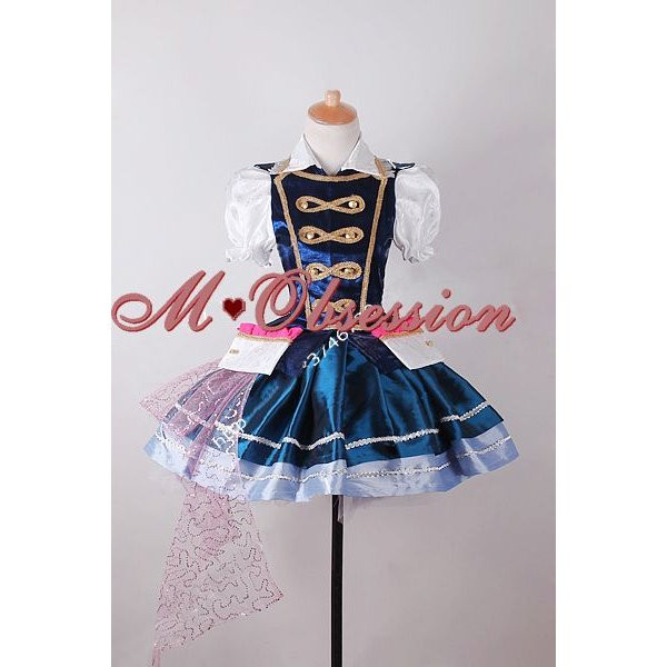 AKB0048 園智恵理 研習生 ブルー演出衣裝 コスプレ衣装  園智恵理 演出衣裝