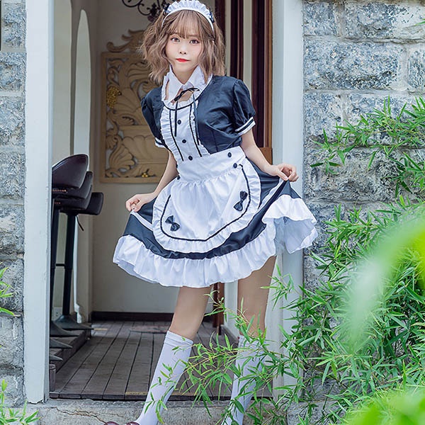 メイド服 コスプレ メイド ハロウィン コスプレ衣装 大人 セクシー コスチューム レディース メイド コスプレ エンジェル 仮装 かわいい コスプレ衣装 大人用 イベント 忘年会 新年会 定番 オススメ エプロン