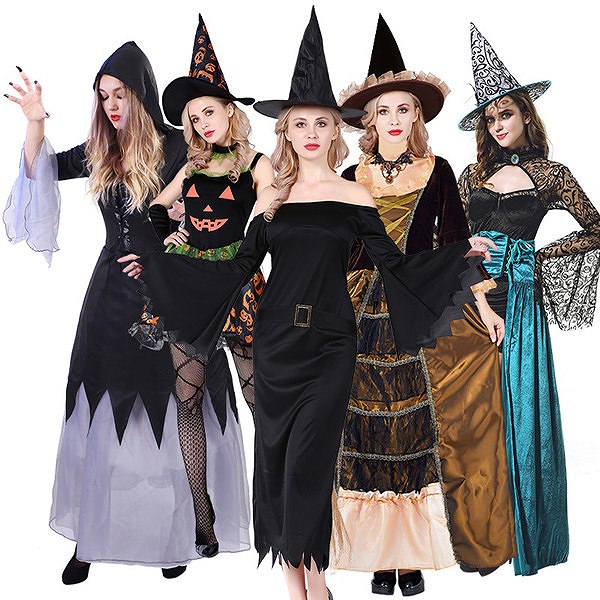 ハロウィン 仮装  5タイプ  吸血鬼 魔女 ヨーロッパプリンセス バンパイア レディース