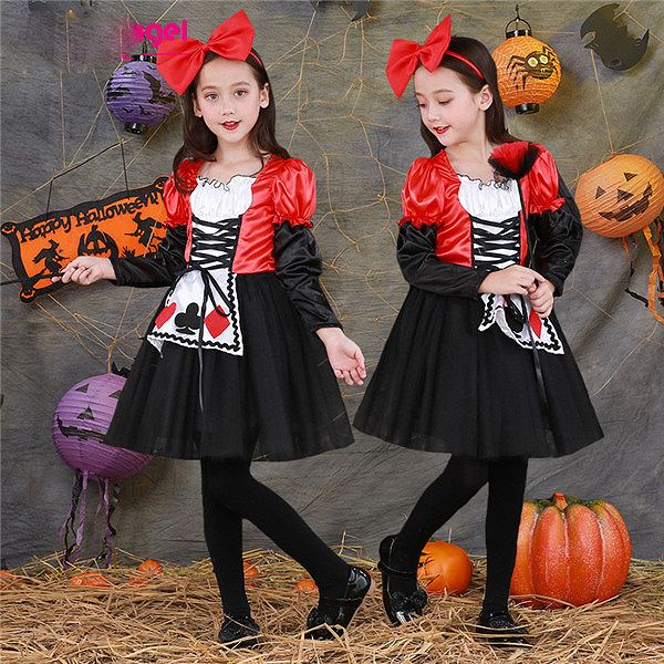 子供用 ハロウィン 衣装  魔女  ワンピース 3点セット 仮装 コスチューム