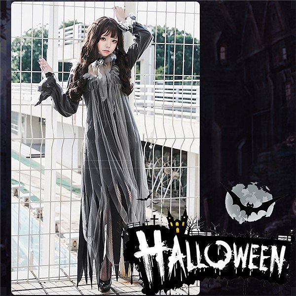 ハロウィン衣装 ワンピース 童話 発表会 魔女 仮装 鬼花嫁 ウィッチ 血まみれ デビル