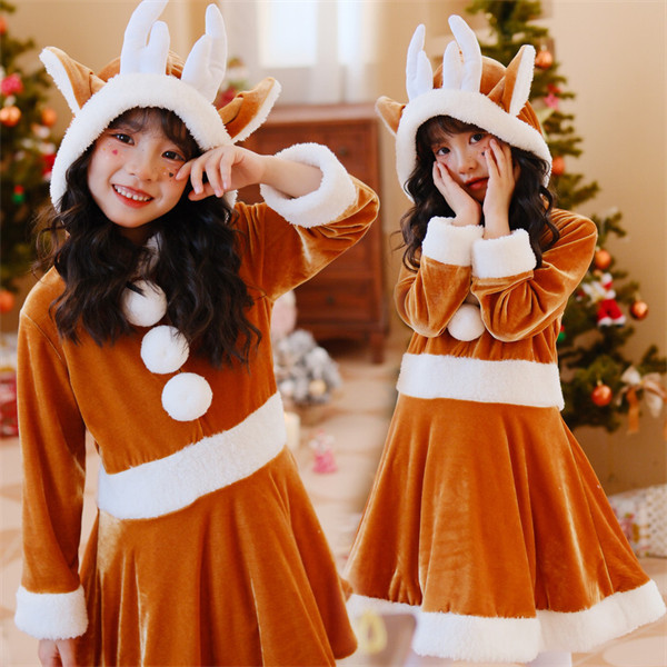 子供服 キッズ キッズコスプレ サンタクロース クリスマス衣装 サンタガール サンタさん サンタ服 女の子 かわいい リボン キッズ