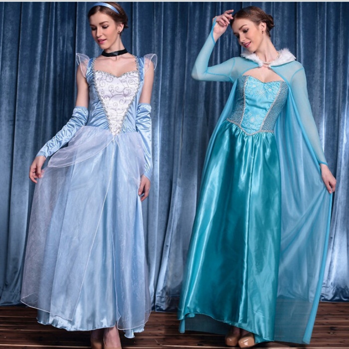ハロウィン ディズニーシンデレラ様ドレス  Frozen アナと雪の女王 アイーシャElsa  マキシCOSPLAY映画 大人用  クリスマス 成人DS女性は服装に 公演服ハロウィン 仮装 ディズニー 大人 ハロウィン 衣装 女性用 コスチューム