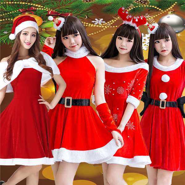 サンタ コスプレ サンタ クリスマス コスチューム ホワイトシュガーサンタ