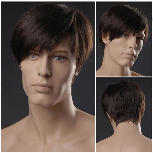 フルウィッグ ウィッグ ヨーロッパ 男性用かつら ブラウン コスプレウィッグ 中世の貴族 王族 宮廷 新劇演出 現代劇演出 耐熱 ウィッグ メンズウイッグ クリスマス dp207c0c0m2