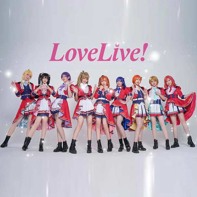 「ラブライブ！TV Animation 10th Anniversary」コスプレ衣装  μ'sic Forever 全員衣装 ウィッグ