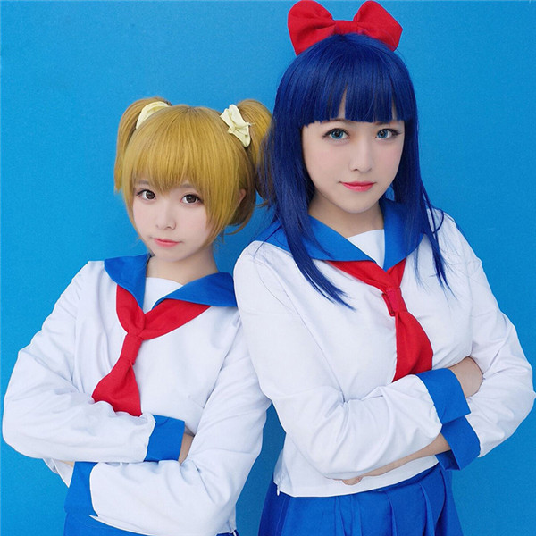 ポプテピピック ポプ子 ピピ美  制服