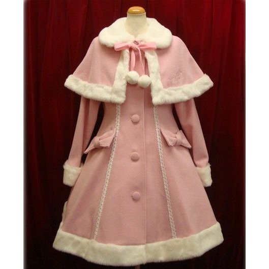 LOLITA ラシャコート 幼女 毛皮の襟 ロリータ